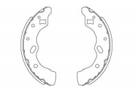 Bromsbackar, sats KBS-5406 Kavo parts