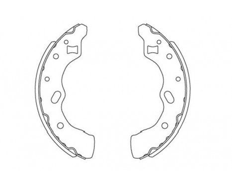 Bromsbackar, sats KBS-5406 Kavo parts