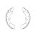 Bromsbackar, sats KBS-5406 Kavo parts