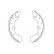 Bromsbackar, sats KBS-5406 Kavo parts, miniatyr 2