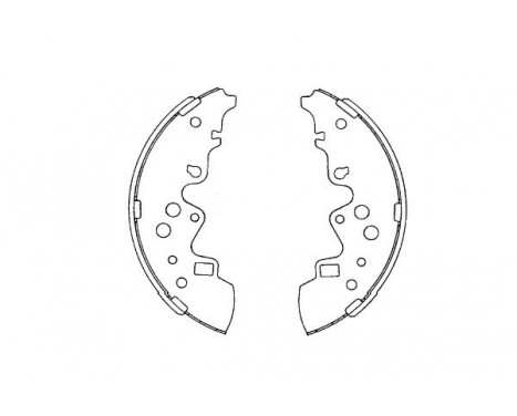 Bromsbackar, sats KBS-5414 Kavo parts