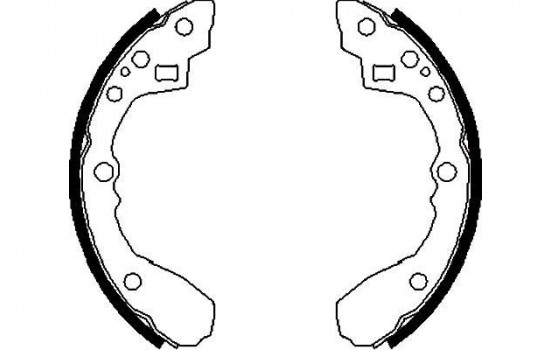 Bromsbackar, sats KBS-5416 Kavo parts