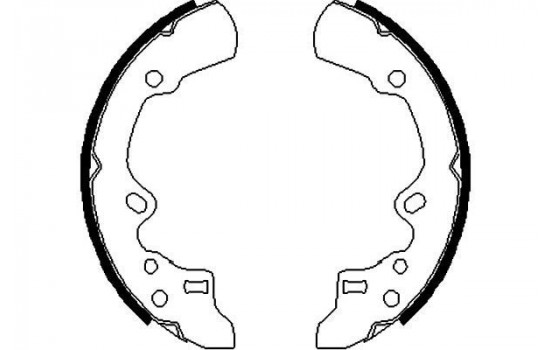 Bromsbackar, sats KBS-5419 Kavo parts