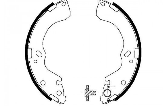 Bromsbackar, sats KBS-5421 Kavo parts