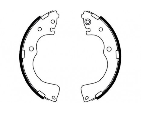 Bromsbackar, sats KBS-5424 Kavo parts