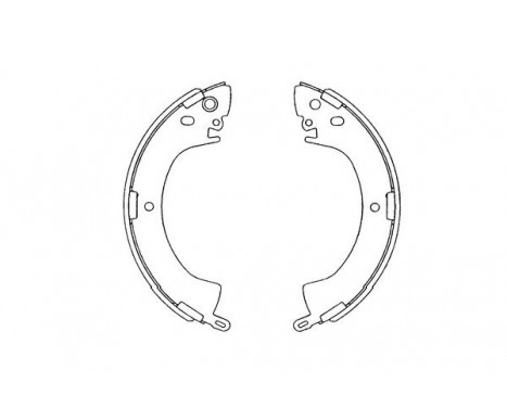 Bromsbackar, sats KBS-6408 Kavo parts