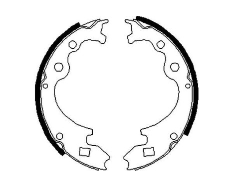 Bromsbackar, sats KBS-6418 Kavo parts