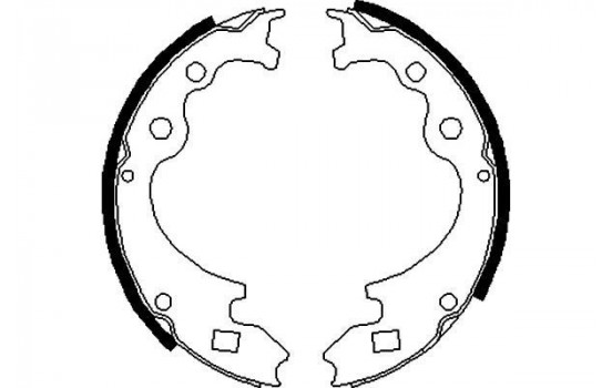 Bromsbackar, sats KBS-6418 Kavo parts