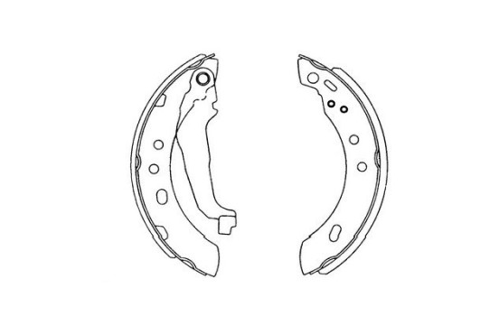 Bromsbackar, sats KBS-7401 Kavo parts
