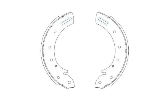 Bromsbackar, sats KBS-7406 Kavo parts, bild 2