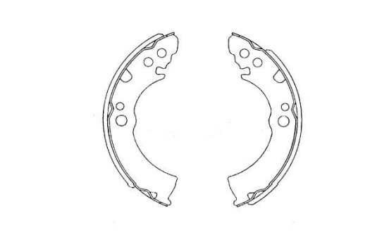 Bromsbackar, sats KBS-7421 Kavo parts, bild 2