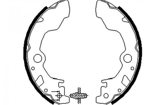Bromsbackar, sats KBS-8405 Kavo parts