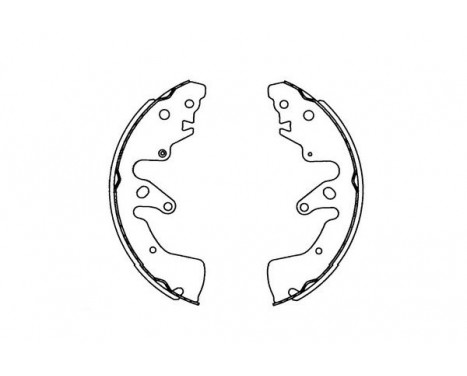 Bromsbackar, sats KBS-8901 Kavo parts