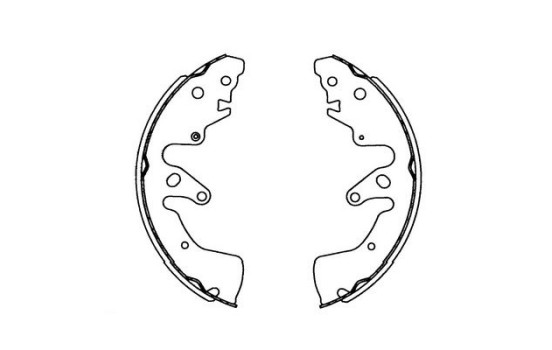 Bromsbackar, sats KBS-8901 Kavo parts