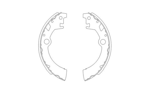 Bromsbackar, sats KBS-8903 Kavo parts