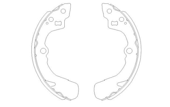 Bromsbackar, sats KBS-8905 Kavo parts