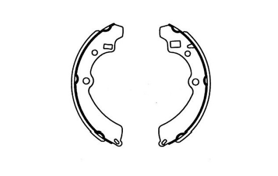 Bromsbackar, sats KBS-8909 Kavo parts