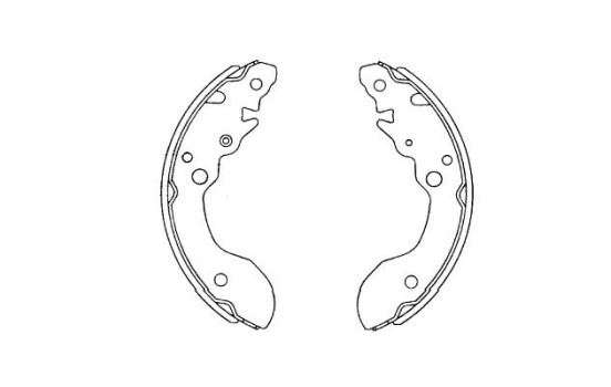Bromsbackar, sats KBS-8912 Kavo parts