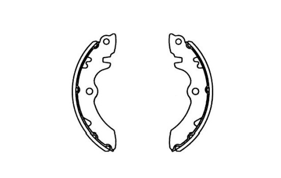 Bromsbackar, sats KBS-8915 Kavo parts