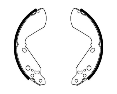 Bromsbackar, sats KBS-8919 Kavo parts