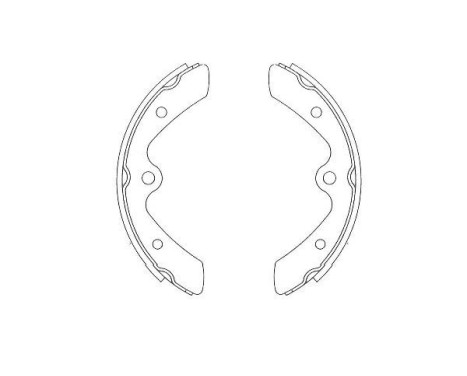 Bromsbackar, sats KBS-8929 Kavo parts