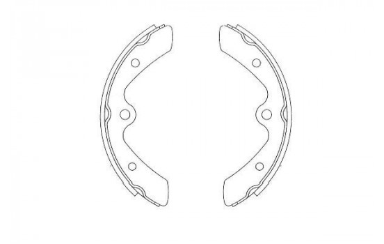 Bromsbackar, sats KBS-8929 Kavo parts