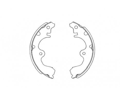 Bromsbackar, sats KBS-9902 Kavo parts
