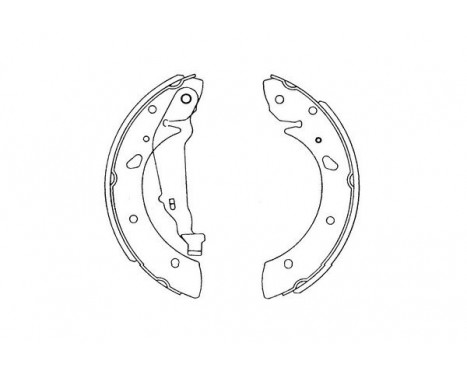 Bromsbackar, sats KBS-9915 Kavo parts