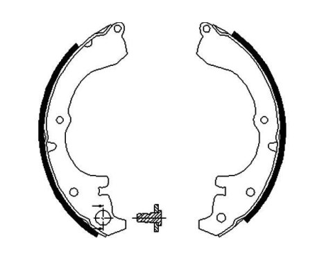 Bromsbackar, sats KBS-9928 Kavo parts