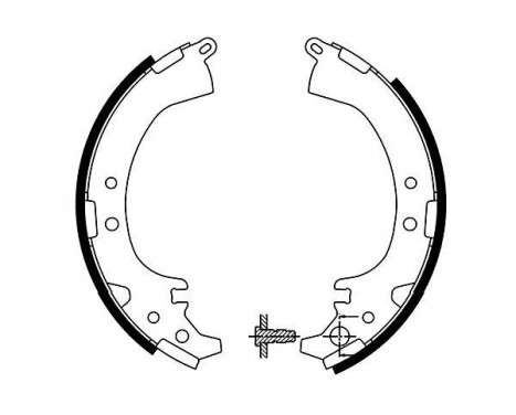 Bromsbackar, sats KBS-9930 Kavo parts