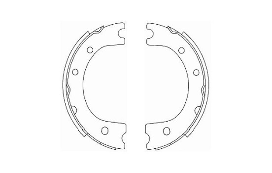 Bromsbackar, sats KBS-9935 Kavo parts