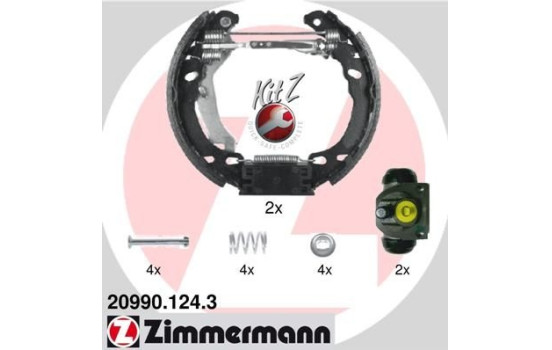 Bromsbackar, sats KIT Z, bild 2