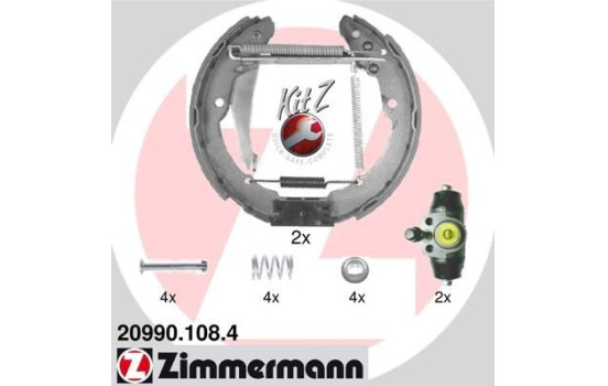 Bromsbackar, sats KIT Z, bild 2