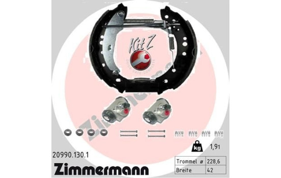 Bromsbackar, sats KIT Z, bild 2