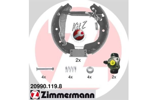 Bromsbackar, sats KIT Z, bild 2