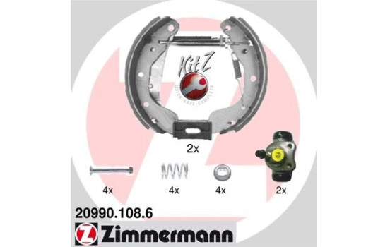 Bromsbackar, sats KIT Z, bild 2
