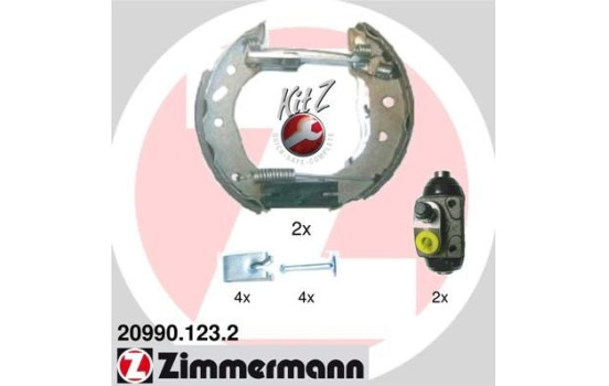 Bromsbackar, sats KIT Z, bild 2