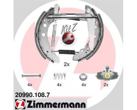 Bromsbackar, sats KIT Z, bild 2