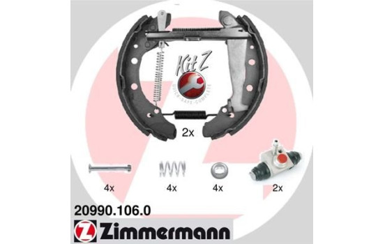 Bromsbackar, sats KIT Z, bild 2