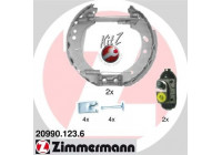 Bromsbackar, sats KIT Z