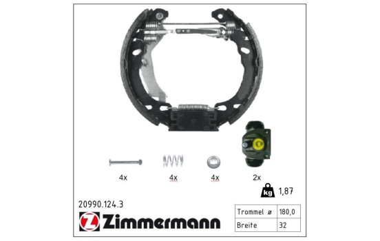 Bromsbackar, sats KIT Z, bild 2