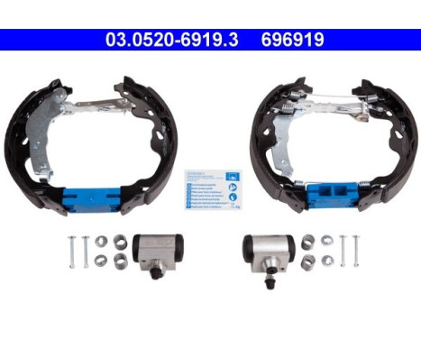 Bromsbackar, sats Original ATE TopKit 03.0520-6919.3