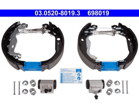 Bromsbackar, sats Original ATE TopKit 03.0520-8019.3