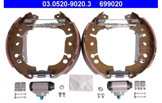 Bromsbackar, sats Original ATE TopKit 03.0520-9020.3