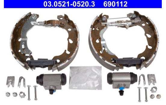 Bromsbackar, sats Original ATE TopKit 03.0521-0520.3, bild 2