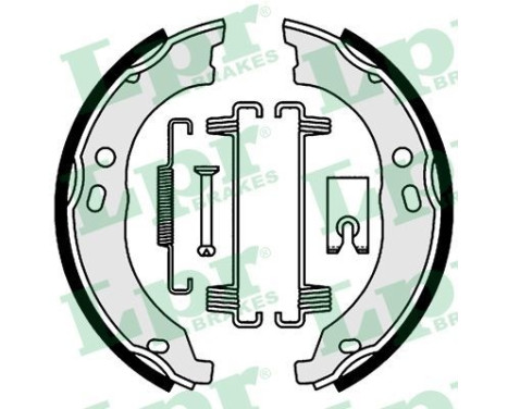 Bromsbackar, sats, parkeringsbroms 01003 Lpr