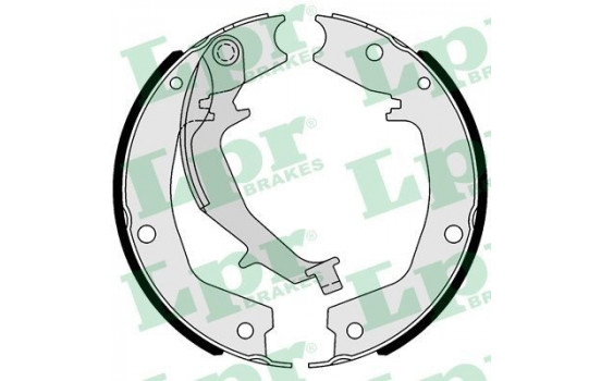 Bromsbackar, sats, parkeringsbroms 01053 Lpr