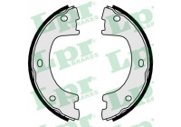Bromsbackar, sats, parkeringsbroms 01056 Lpr