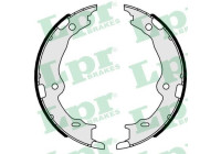 Bromsbackar, sats, parkeringsbroms 01067 Lpr