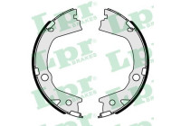 Bromsbackar, sats, parkeringsbroms 01136 Lpr